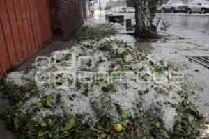 GRANIZADA . MAL TIEMPO