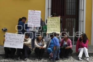 MANIFESTACIÓN HABITANTES DE ACAJETE