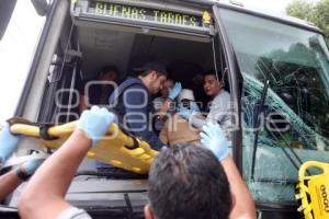 CHOQUE DE AUTOBUS