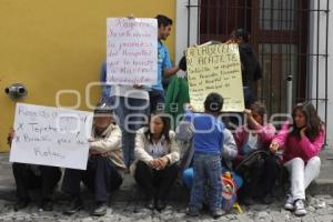 MANIFESTACIÓN HABITANTES DE ACAJETE