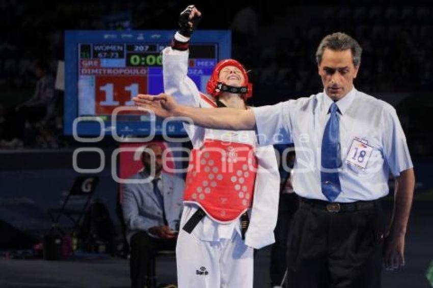 MARÍA DEL ROSARIO ESPINOZA ELIMINADA DEL MUNDIAL DE TKD