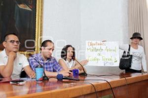 MANIFESTACIÓN CONTRA EL MATAGATOS EN EL CONGRESO