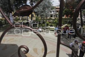 INAUGURAN MEJORA URBANA DE LIBRES