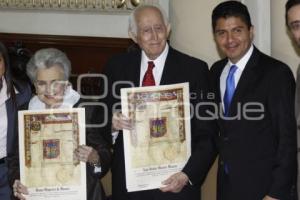 ENTREGA CEDULA REAL A LUIS H. ÁLVAREZ