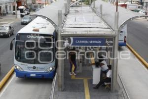 RUTA. METROBÚS DE PUEBLA