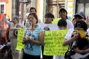 MANIFESTACIÓN CONTRA EL MALTRATO ANIMAL