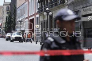 AMENAZA DE BOMBA TESORERÍA MUNICIPAL