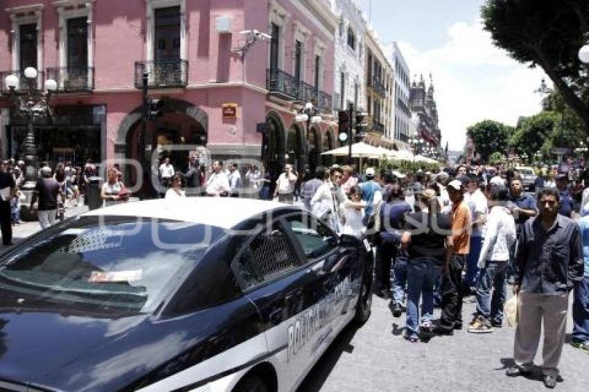 AMENAZA DE BOMBA TESORERÍA MUNICIPAL