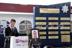 HOMENAJE DE CUERPO PRESENTE POLICÍA