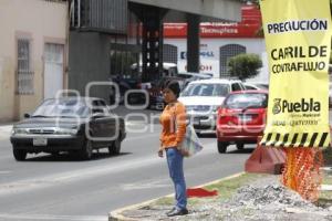 CARRIL DE CONTRAFLUJO EN AV. 11 SUR