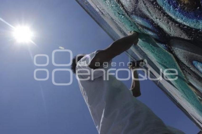 BRIGADA URBANA . RESCATE ESPACIOS CON GRAFITI