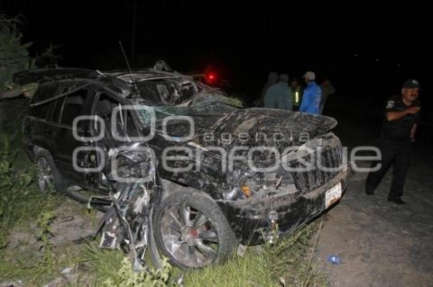 MUERE EN VOLCADURA