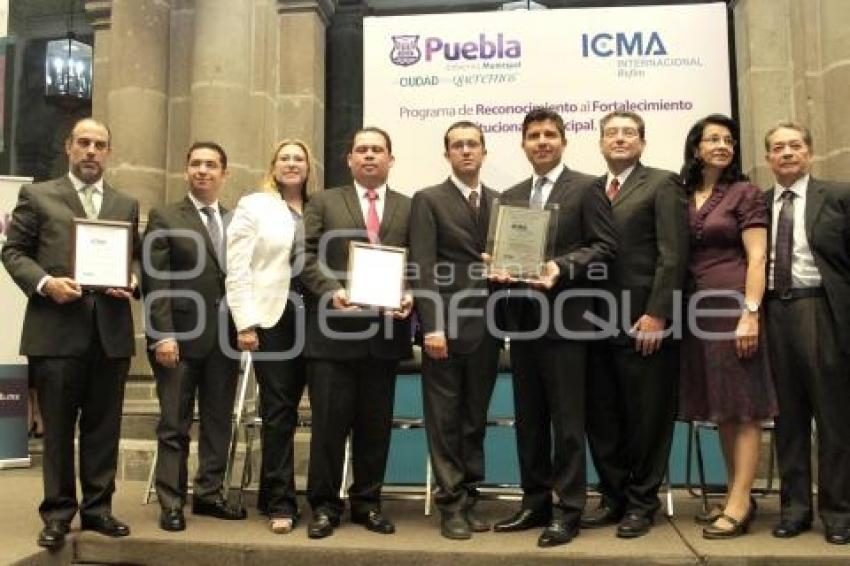 RIVERA RECIBE RECONOCIMIENTO DE ICMA INTERNATIONAL