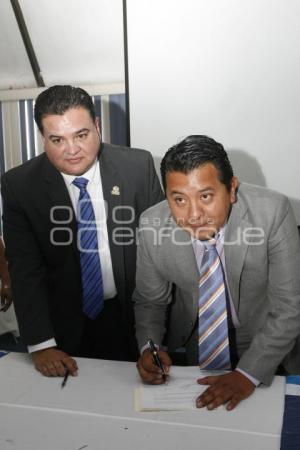 FIRMA CONVENIO CANACO Y SAN ANDRÉS CHOLULA