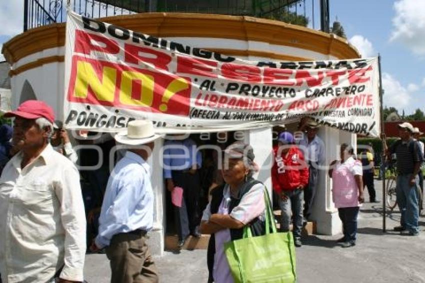MANIFESTACIÓN EN CONTRA DEL GASEODUCTO