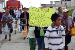 MANIFESTACIÓN EN CONTRA DEL GASEODUCTO