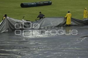 LLUVIA EN EL ESTADIO HERMANOS SERDÁN