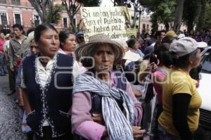 MANIFESTACIÓN HABITANTES DE CANOA