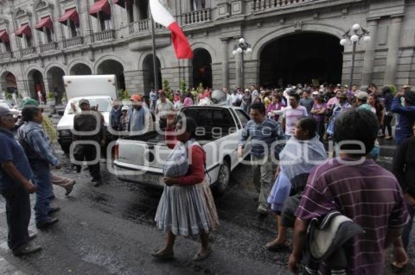 MANIFESTACIÓN HABITANTES DE CANOA