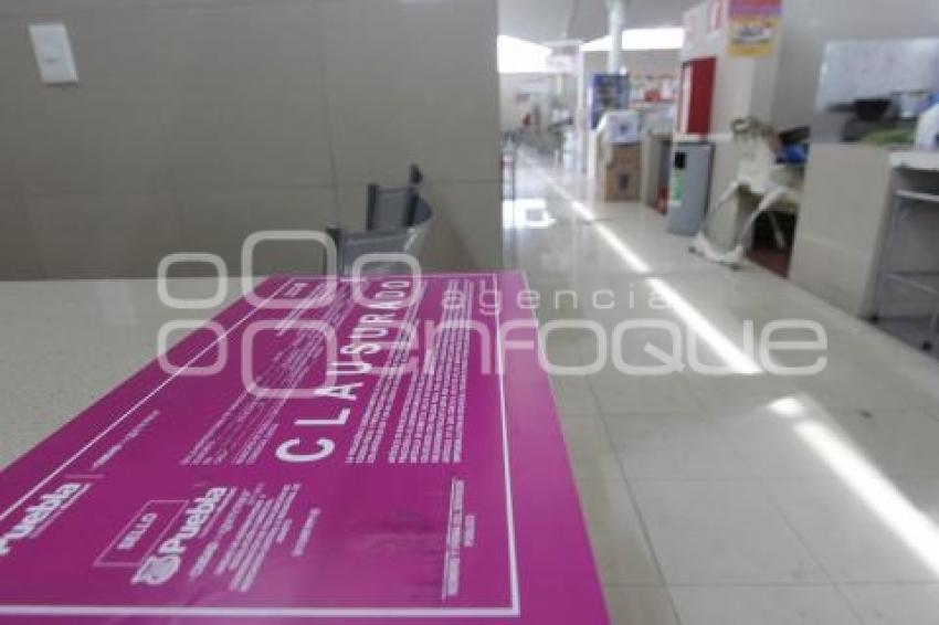 CLAUSURAN LOCALES DEL MERCADO DE SABORES