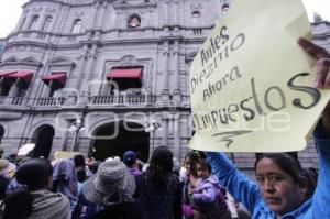 MANIFESTACIÓN HABITANTES DE CANOA