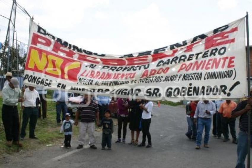 MANIFESTACIÓN EN CONTRA DEL GASEODUCTO