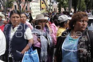 MANIFESTACIÓN HABITANTES DE CANOA