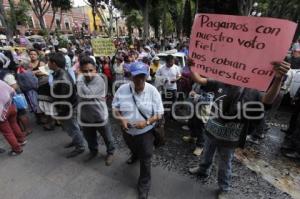 MANIFESTACIÓN HABITANTES DE CANOA