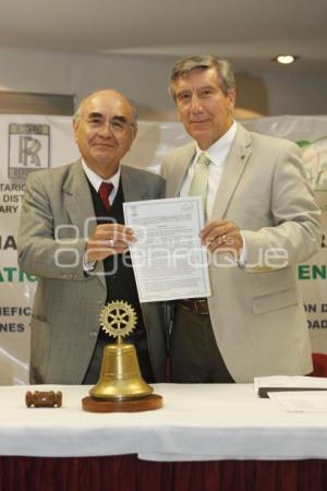 FIRMA CONVENIO VILLAS ATL CLUB ROTARIO PUEBLA REFORMA