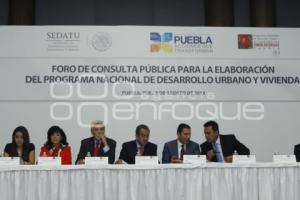 FORO CONSULTA PROGRAMA DESARROLLÓ URBANO