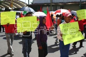 MANIFESTACIÓN ANTORCHISTA EN HUEJOTZINGO