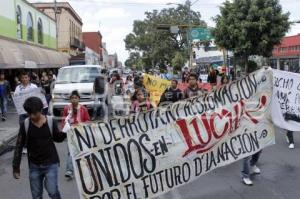 MANIFESTACIÓN RECHAZADOS BUAP