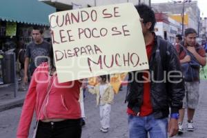 MANIFESTACIÓN RECHAZADOS BUAP