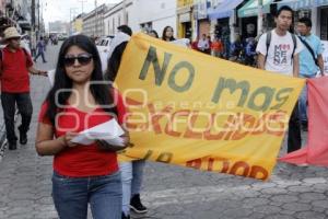 MANIFESTACIÓN RECHAZADOS BUAP