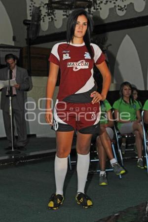 PRESENTACIÓN ANGELES MORVA FC . SUPER LIGA FEMENIL DE FUTBOL