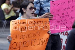 MANIFESTACIÓN MAESTROS CNTE Y RECHAZADOS BUAP