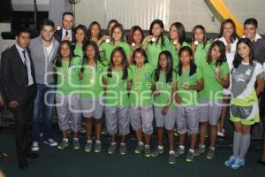 PRESENTACIÓN ANGELES MORVA FC . SUPER LIGA FEMENIL DE FUTBOL