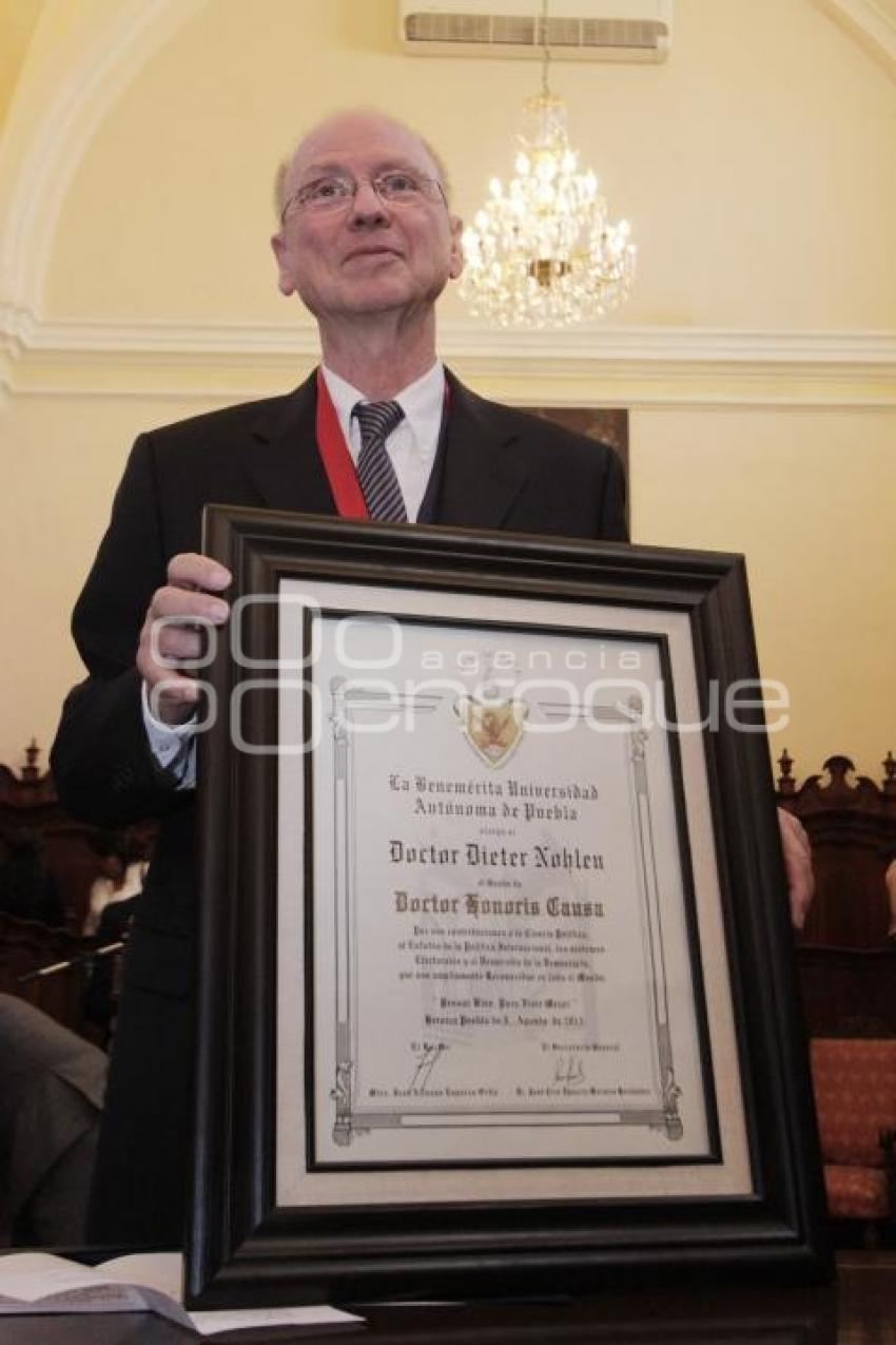 DOCTOR HONORIS CAUSA DIETER NOHLEN