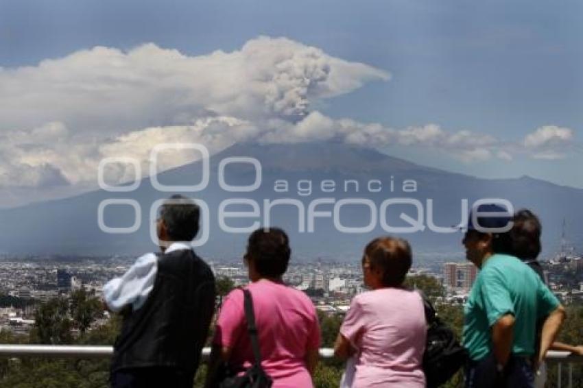 FUMAROLA VOLCÁN POPOCATÉPETL