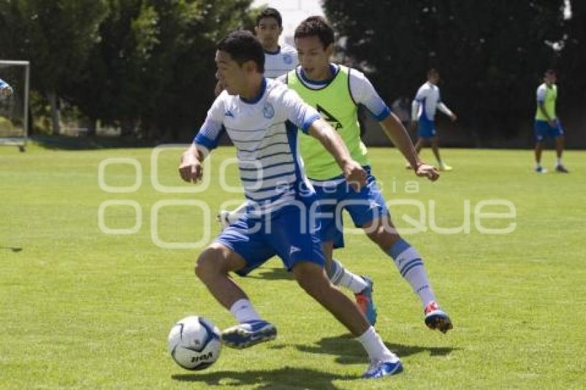 FÚTBOL. ENTRENAMIENTO PUEBLA FC