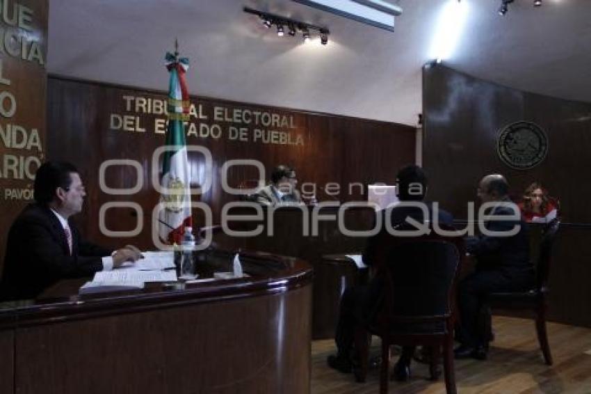 SESIÓN TRIBUNAL ELECTORAL. TEEP