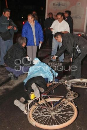CICLISTA ATROPELLADO
