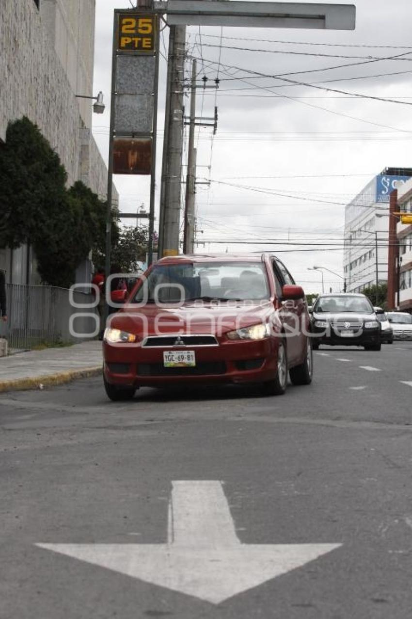 CAMBIO DE CIRCULACIÓN AV. 25 PONIENTE