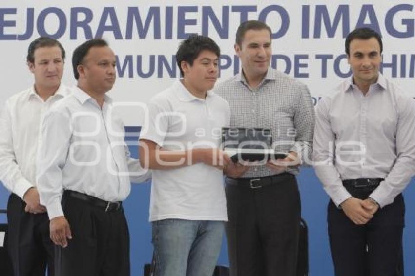 INAUGURAN MEJORA URBANA DE TOCHIMILCO