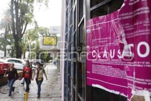 BARES CLAUSURADOS