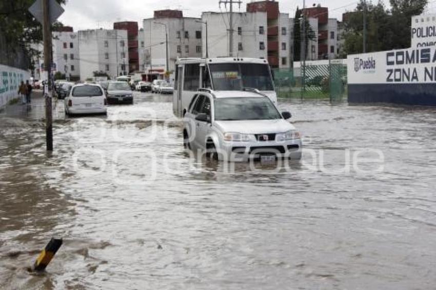 AGUA ESTANCADA EN VILLA FRONTERA
