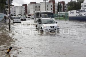 AGUA ESTANCADA EN VILLA FRONTERA
