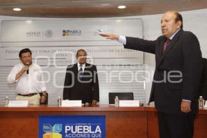 TOMA PROTESTA DELEGADO CORETT
