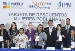 TARJETA DE DESCUENTO MUJER POBLANA