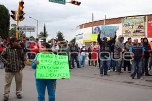 MANIFESTACIÓN COMERCIANTES SAN MARTÍN TEXMELUCAN